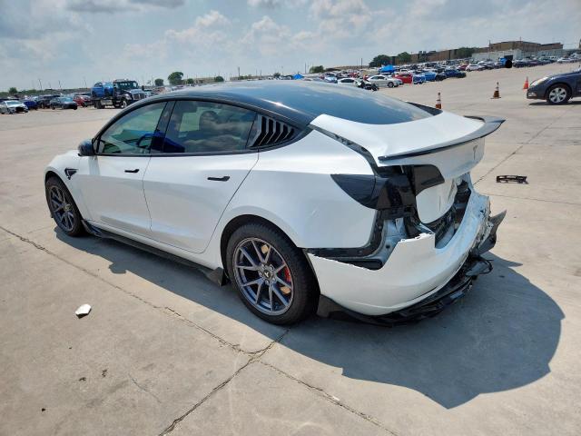 5YJ3E1EB9NF228912 - 2022 TESLA MODEL 3 Білий фото 2