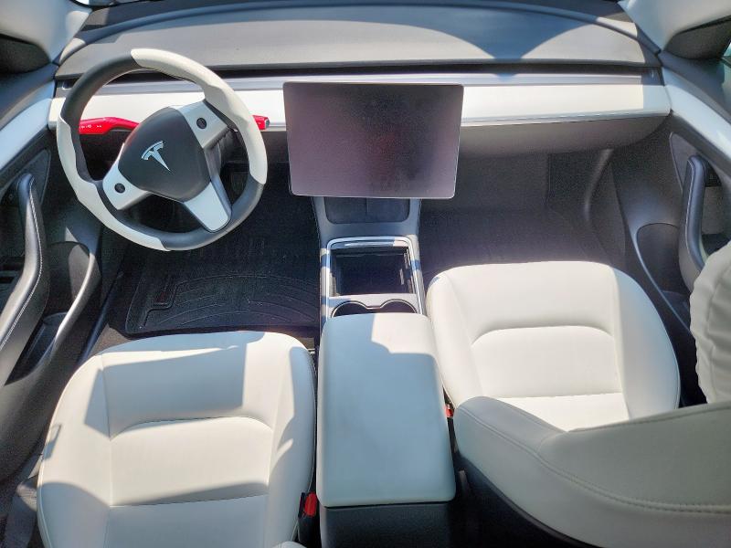 5YJ3E1EB9NF228912 - 2022 TESLA MODEL 3 Білий фото 8