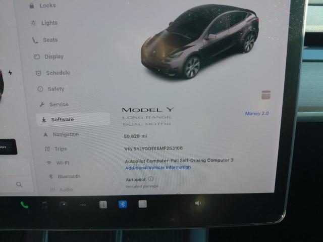 5YJYGDEE5MF253106 - 2021 TESLA MODEL Y 石墨色 照片 8