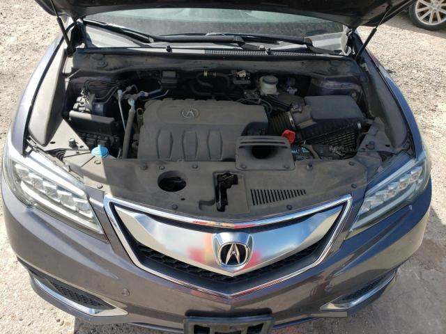 5J8TB4H78HL013204 - 2017 ACURA RDX ADVANCE GRAY photo 12