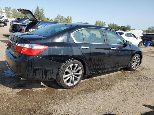 1HGCR2F50FA802912 - 2015 HONDA ACCORD SPORT შავი ფოტო 3