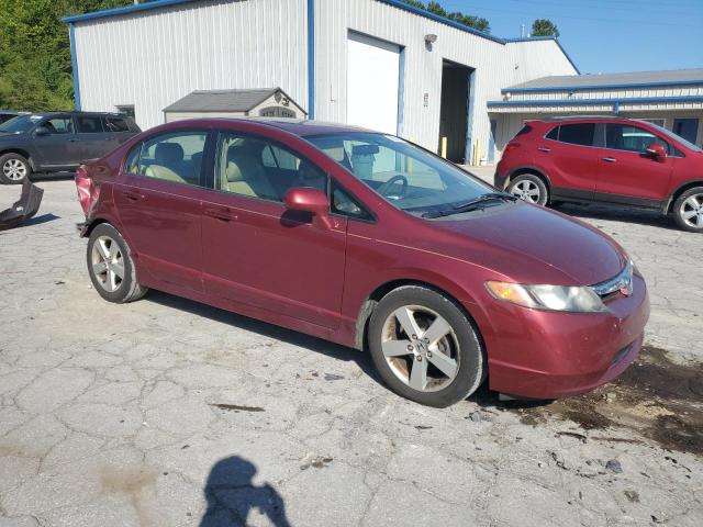 1HGFA16867L075063 - 2007 HONDA CIVIC EX RED photo 4