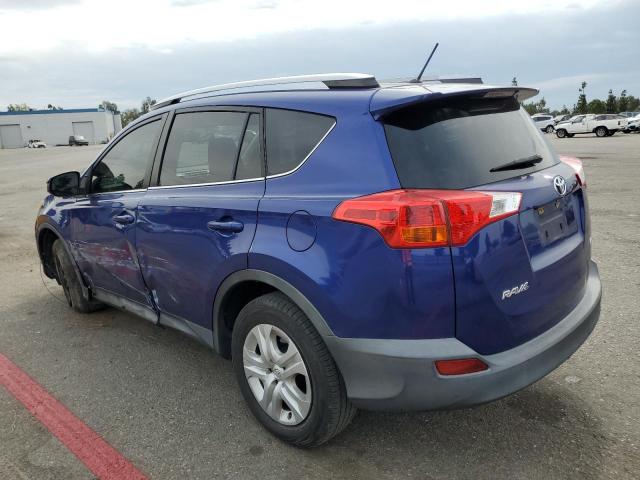 2T3ZFREV7FW198403 - 2015 TOYOTA RAV4 LE BLUE photo 2