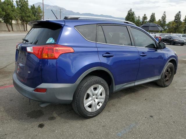 2T3ZFREV7FW198403 - 2015 TOYOTA RAV4 LE BLUE photo 3