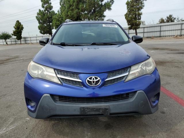 2T3ZFREV7FW198403 - 2015 TOYOTA RAV4 LE BLUE photo 5