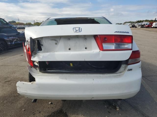 1HGCM66533A081132 - 2003 HONDA ACCORD EX WHITE photo 6