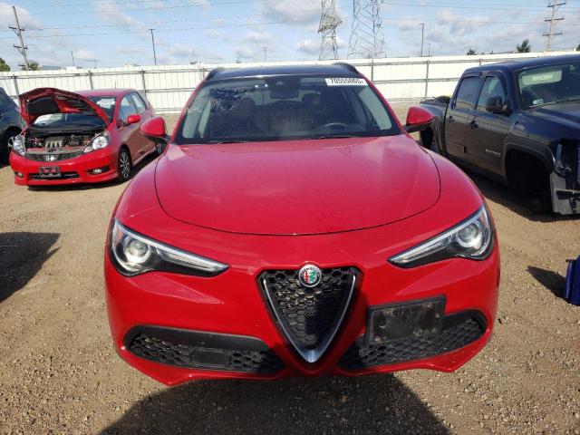 ZASFAKPN5J7B96831 - 2018 ALFA ROMEO STELVIO SPORT Красный фото 5