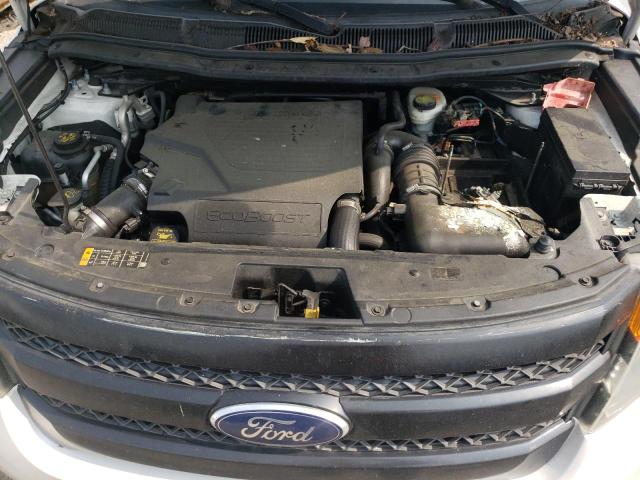 1FM5K8GT5EGA36906 - 2014 FORD EXPLORER SPORT WHITE photo 12