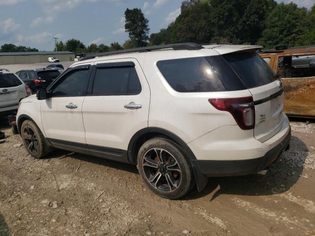 1FM5K8GT5EGA36906 - 2014 FORD EXPLORER SPORT WHITE photo 2
