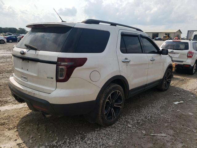 1FM5K8GT5EGA36906 - 2014 FORD EXPLORER SPORT WHITE photo 3