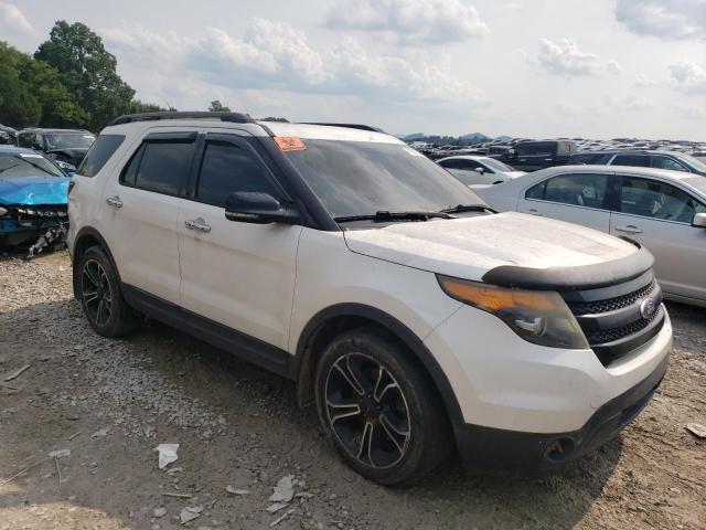 1FM5K8GT5EGA36906 - 2014 FORD EXPLORER SPORT WHITE photo 4