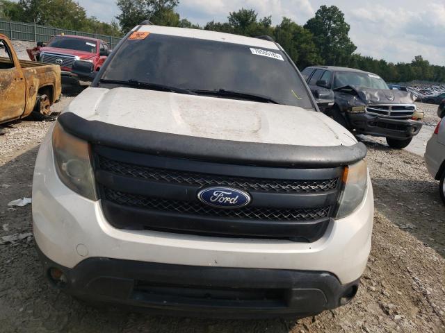 1FM5K8GT5EGA36906 - 2014 FORD EXPLORER SPORT WHITE photo 5