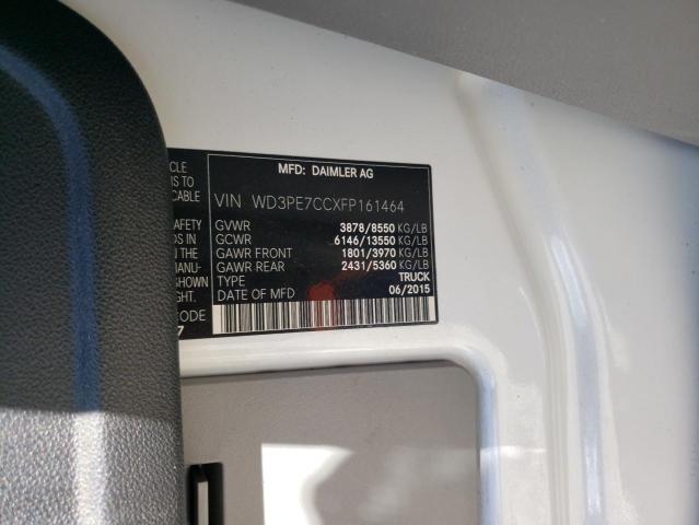 WD3PE7CCXFP161464 - 2015 MERCEDES-BENZ SPRINTER 2500 WHITE photo 13