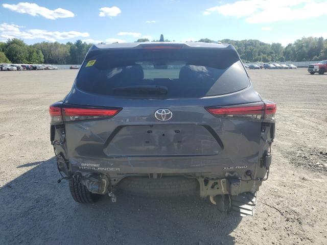 5TDGZRBH0LS027308 - 2020 TOYOTA HIGHLANDER XLE ნაცრისფერი ფოტო 6