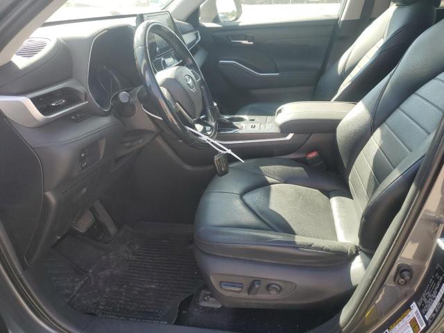5TDGZRBH0LS027308 - 2020 TOYOTA HIGHLANDER XLE ნაცრისფერი ფოტო 7