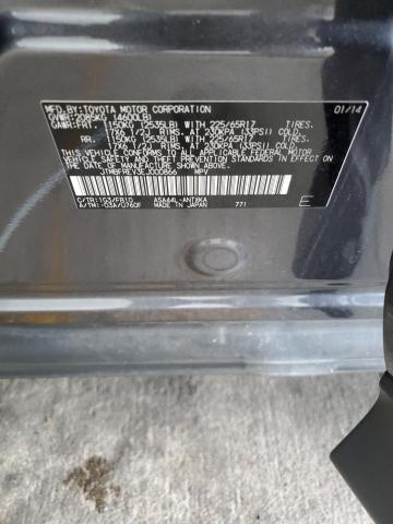 JTMBFREV3EJ000866 - 2014 TOYOTA RAV4 LE GRAY photo 13