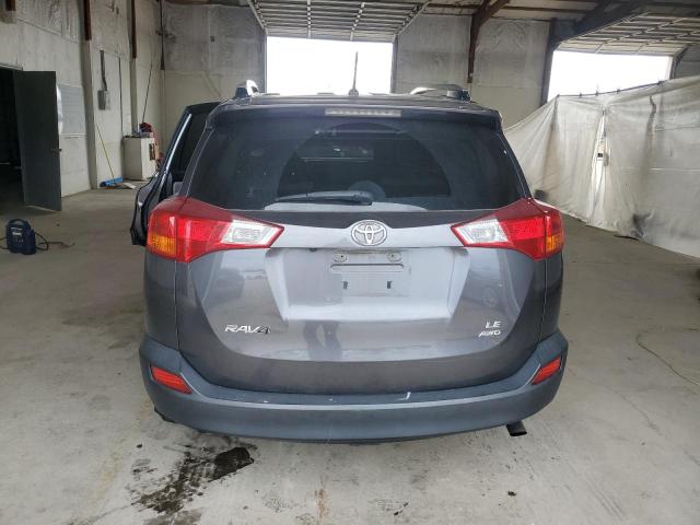 JTMBFREV3EJ000866 - 2014 TOYOTA RAV4 LE GRAY photo 6