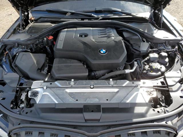 WBA5R7C54KAJ79052 - 2019 BMW 330XI BLACK photo 11