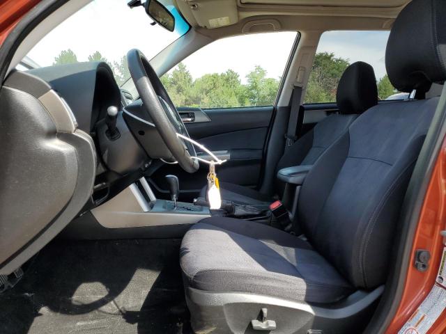 JF2SH6CC4AH786321 - 2010 SUBARU FORESTER 2.5X PREMIUM ORANGE photo 7