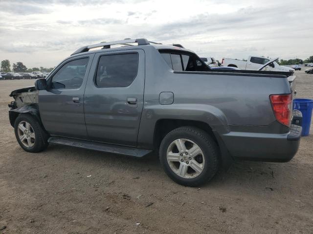 5FPYK1F57BB502456 - 2011 HONDA RIDGELINE RTL GRAY photo 2