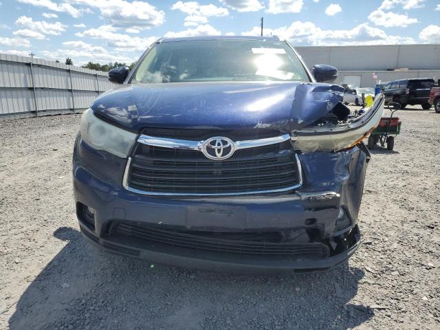 5TDJKRFHXGS289251 - 2016 TOYOTA HIGHLANDER XLE Blau Foto 5
