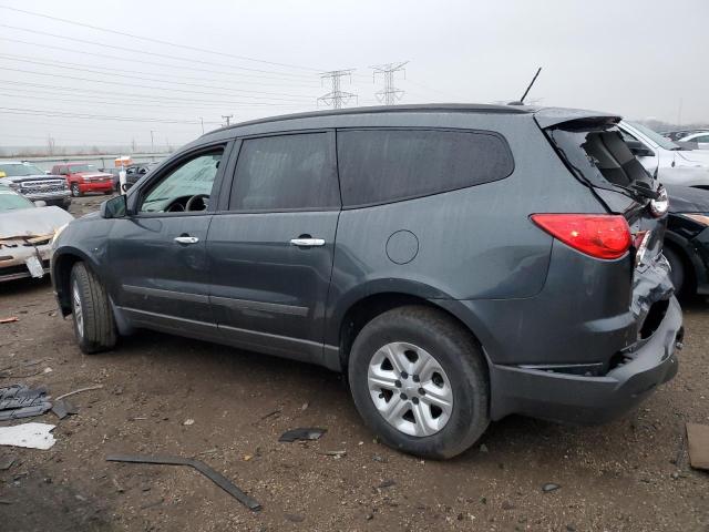 1GNKREED8BJ137991 - 2011 CHEVROLET TRAVERSE LS GRAY photo 2