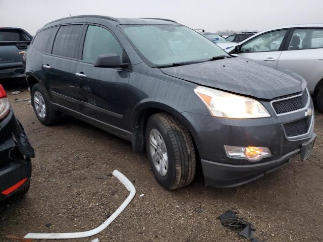 1GNKREED8BJ137991 - 2011 CHEVROLET TRAVERSE LS GRAY photo 4