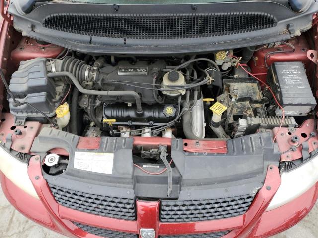 2B4GP44312R612865 - 2002 DODGE GRAND CARA SPORT RED photo 12