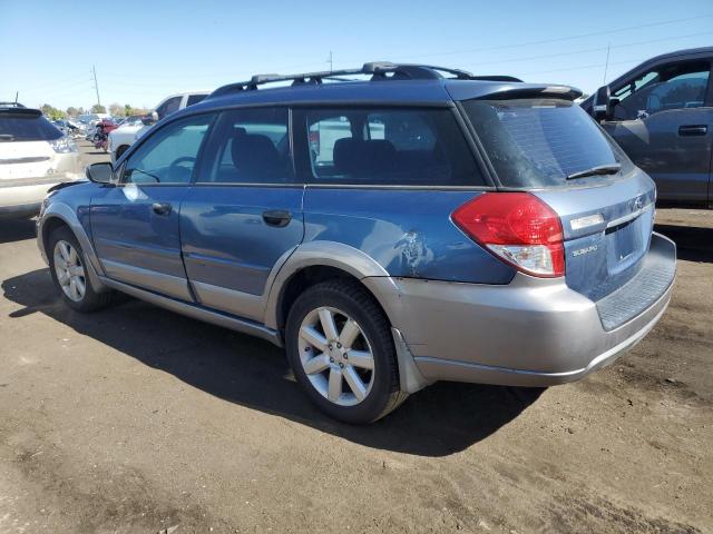 4S4BP61C987345347 - 2008 SUBARU OUTBACK 2.5I BLUE photo 2