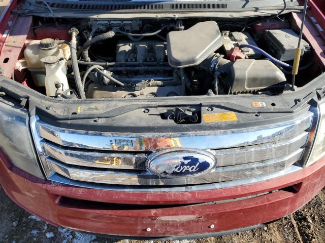 2FMDK40C69BA97399 - 2009 FORD EDGE SPORT RED photo 12