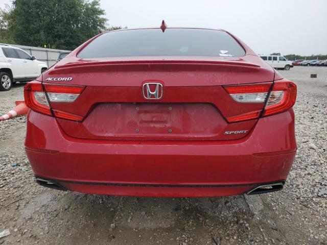 1HGCV1F31JA163615 - 2018 HONDA ACCORD SPORT წითელი ფოტო 6