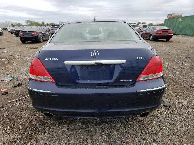 JH4KB16526C010143 - 2006 ACURA RL BLUE photo 6