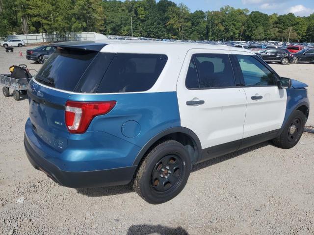 1FM5K8AR7HGD07501 - 2017 FORD EXPLORER POLICE INTERCEPTOR TWO TONE photo 3