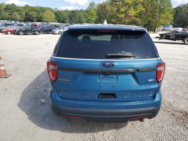 1FM5K8AR7HGD07501 - 2017 FORD EXPLORER POLICE INTERCEPTOR TWO TONE photo 6