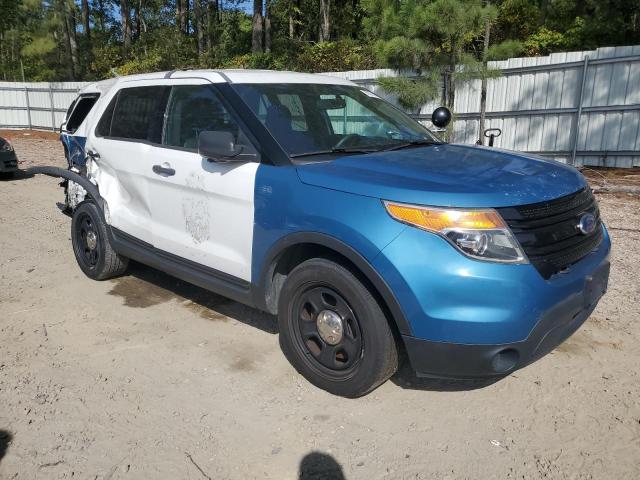 1FM5K8AR3FGC68452 - 2015 FORD EXPLORER POLICE INTERCEPTOR 双色 照片 4