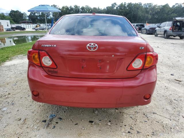 JTDBU4EE1AJ075147 - 2010 TOYOTA COROLLA BASE Կարմիր լուսանկար 6
