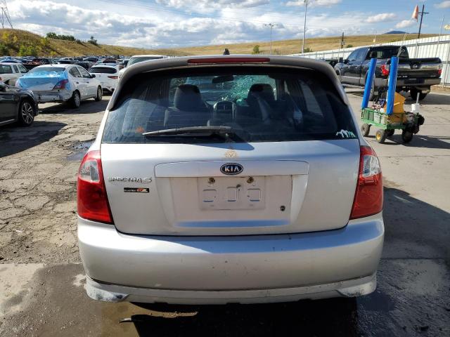 KNAFE161065348374 - 2006 KIA SPECTRA5 SILVER photo 6