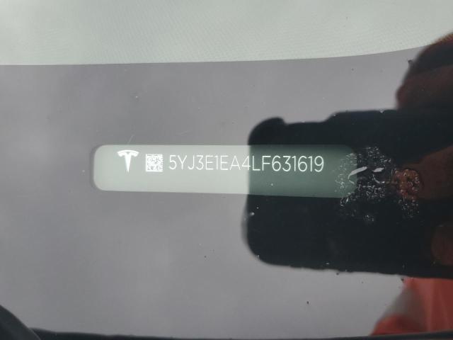 5YJ3E1EA4LF631619 - 2020 TESLA MODEL 3 白色 照片 12