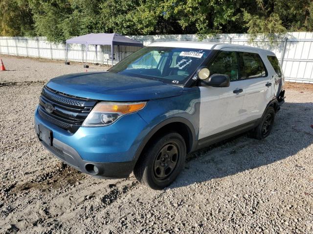 1FM5K8AR3FGA10030 - 2015 FORD EXPLORER POLICE INTERCEPTOR TWO TONE photo 1