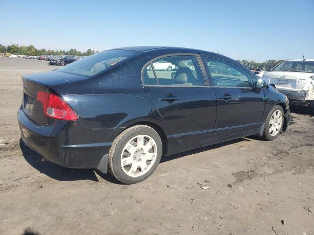 1HGFA15528L043395 - 2008 HONDA CIVIC LX BLACK photo 3