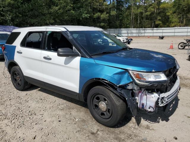 1FM5K8AR8KGA17078 - 2019 FORD EXPLORER POLICE INTERCEPTOR Zweifarbig Foto 4
