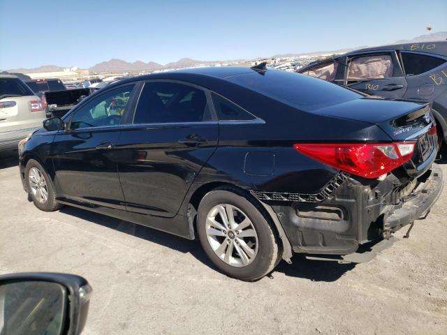 5NPEB4AC0EH944374 - 2014 HYUNDAI SONATA GLS BLACK photo 2