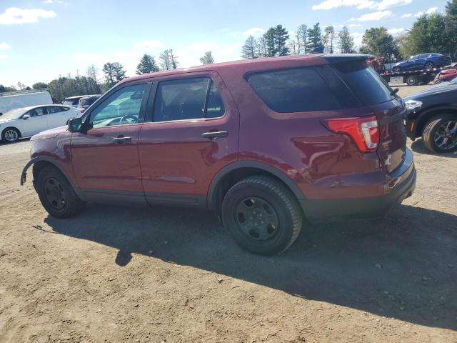 1FM5K8AR8HGB15942 - 2017 FORD EXPLORER POLICE INTERCEPTOR Burgund zdjęcie 2