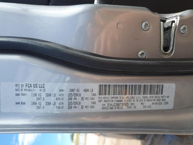 3C4NJDCB8KT767625 - 2019 JEEP COMPASS LIMITED Күміс фото 13