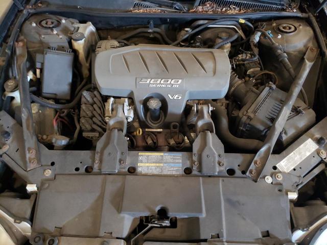 2G4WD532651327812 - 2005 BUICK LACROSSE CXL BLACK photo 11