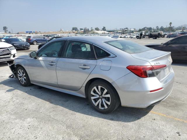 2HGFE2F27NH518241 - 2022 HONDA CIVIC LX SILVER photo 2