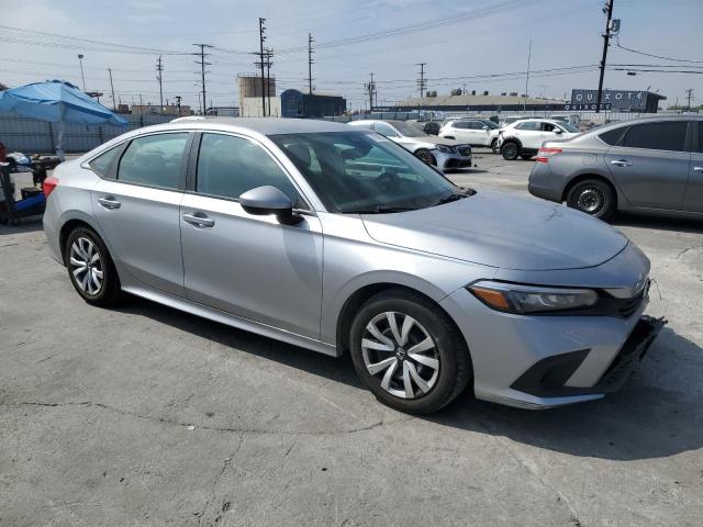 2HGFE2F27NH518241 - 2022 HONDA CIVIC LX SILVER photo 4