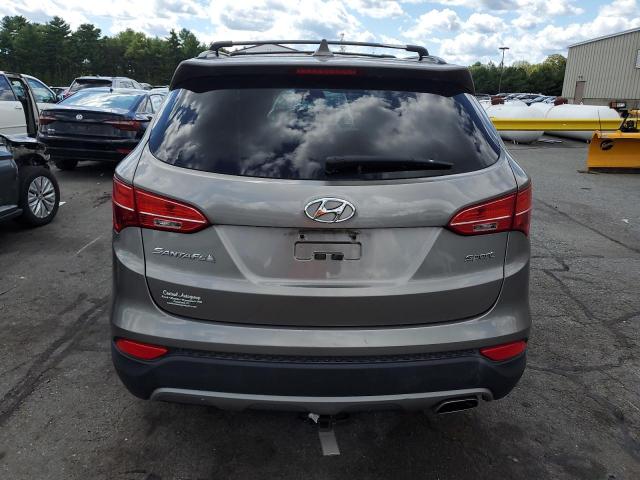 5XYZU3LB2DG005064 - 2013 HYUNDAI SANTA FE S GRAY photo 6