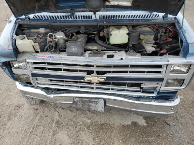 1GBEG25K6L7140058 - 1990 CHEVROLET G20 BLUE photo 12