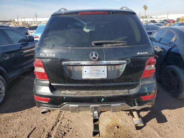 4JGBB72E19A450716 - 2009 MERCEDES-BENZ ML 550 BLACK photo 6